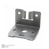 بست گونیا روکش‌دار فلزی سفید مدل HAR-0002 بسته 6 عددی - Image 2