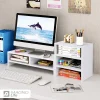 نظم دهنده میز و استند مانیتور چوبی دکورین مدل DEC-0012 - Image 3
