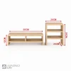 نظم دهنده میز و استند مانیتور چوبی دکورین مدل DEC-0012 - Image 7