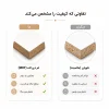 استند مانیتور و لپ تاپ چوبی قفسه‌دار دکورین مدل DEC-0013 - Image 4